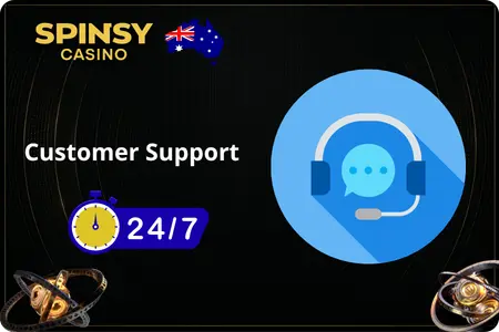 Spinsy Casino customer support Australia