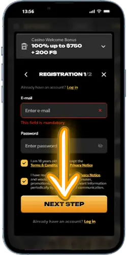 Spinsy Casino Australia registration details
